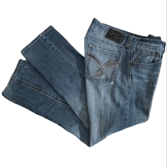 Rock 47 Slim Straight Denim Jeans - Picture 6 of 8